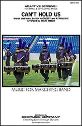 Can't Hold Us Marching Band sheet music cover